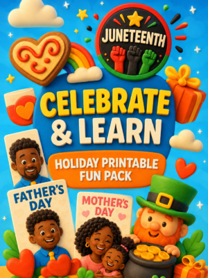 Celebrate & Learn - Holiday Printable Fun Pack (245 Pages)