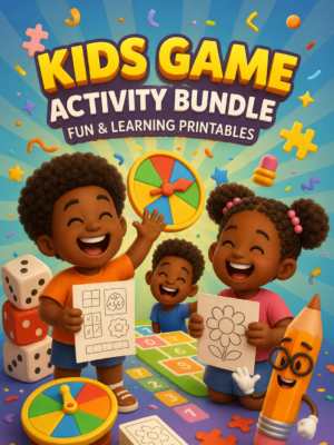 Kids Game Activity Bundle – 238 Pages of Fun & Learning